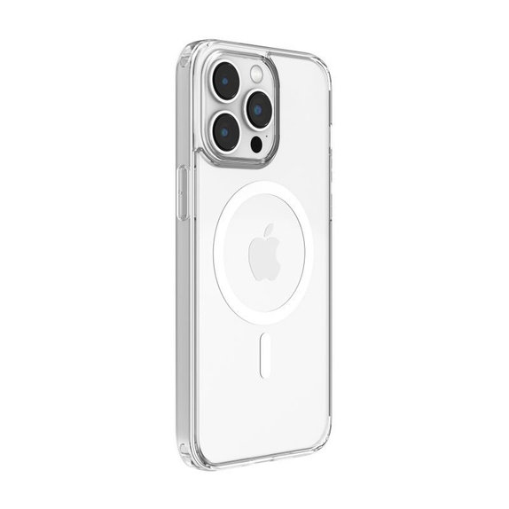 Pouzdro Clear s MagSafe pro iPhone 15 Plus, Transparentní, Devia