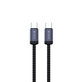 USB-C / USB-C kabel Gracious, PD 60W, 2m, černá, Devia