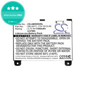 Baterie pro Amazon Kindle 2, 1100mAh, Li-Ion, 3.7V, DR-A011, HQ