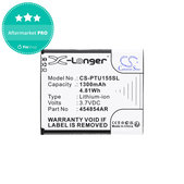 Baterie pro Panasonic Kx-Tu150, Kx-Tu150exr, 1300mAh, Li-Ion, 3.7V, 454854AR, HQ