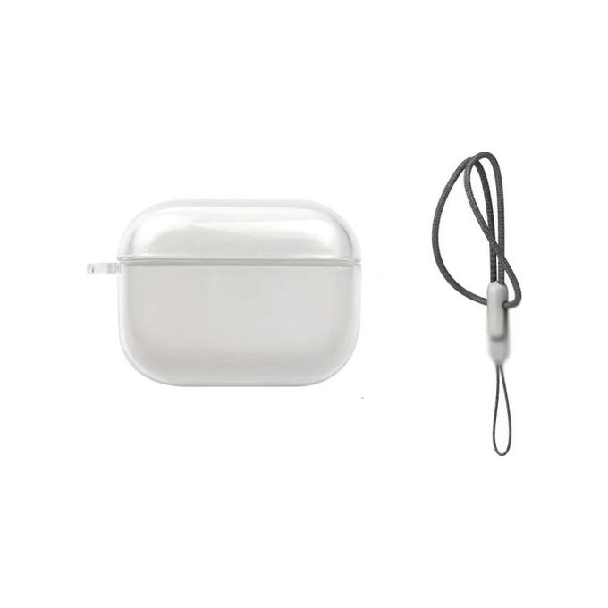 Silikonové pouzdro pro AirPods Pro, transparentní