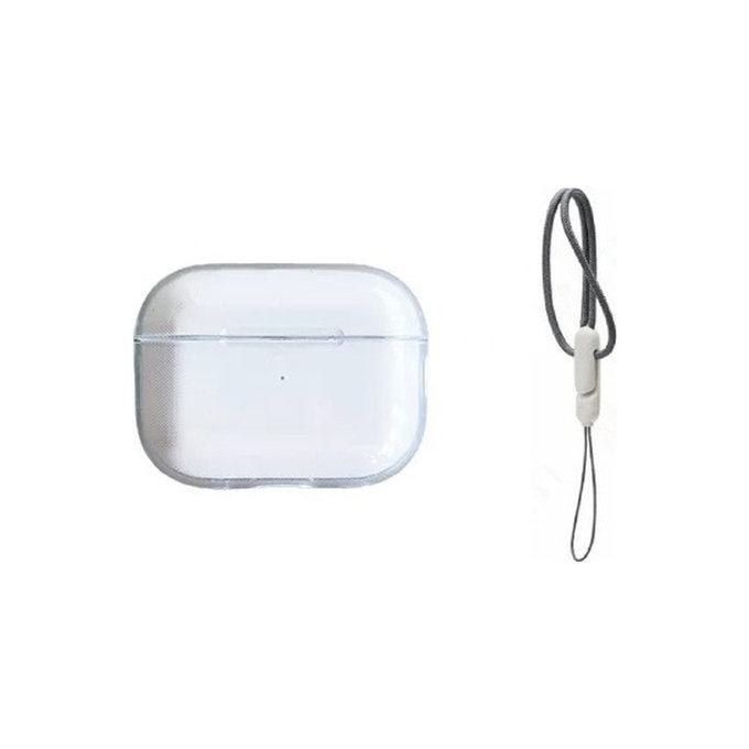 Silikonové pouzdro pro AirPods Pro 2, transparentní