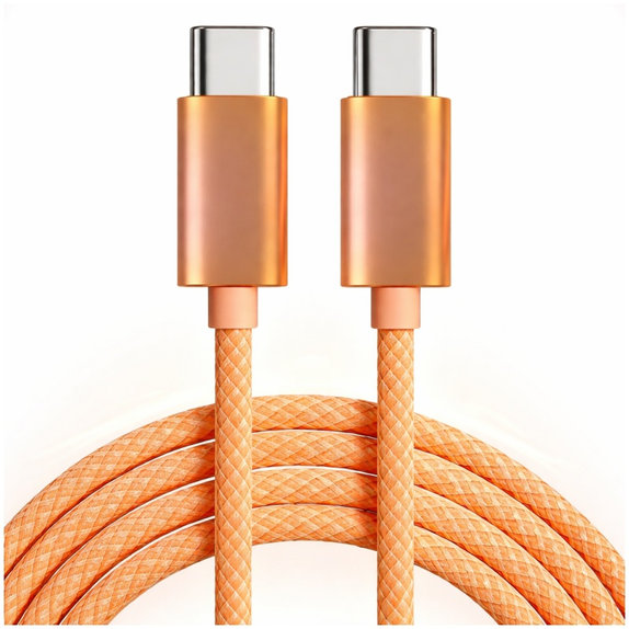 Kabel USB-C / USB-C s rychlým nabíjením, PD 60W, 2 m, oranžový