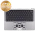 Horní rám klávesnice pro MacBook Pro 14", A2918 (2023), s klávesnicí US a baterií, Space Gray, 661-35708, Genuine Apple