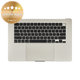 Horní rám klávesnice pro MacBook Air 15", A3114 (2024), s klávesnicí US a baterií, Starlight, 661-40268, Genuine Apple