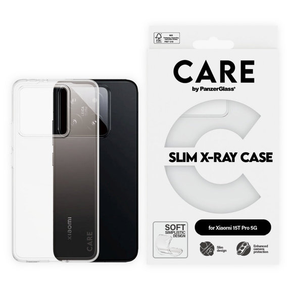 Pouzdro X-Ray pro Xiaomi 15T Pro 5G, transparentní, CARE