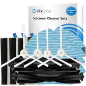 Sada náhradních dílů pro Rowenta X-Plorer S75 (2x Hlavní kartáč, 4x Filtr, 4x Boční kartáč, 4x Mopovací útěrka)