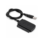 USB 2.0 na IDE / SATA adaptér pro 2,5" a 3,5" HDD/SSD, s EU napájením