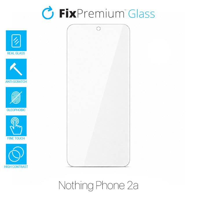 FixPremium Glass - Tvrzené sklo pro Nothing Phone (2a)
