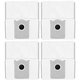 Sáček do vysavače, 4 ks pro Ecovacs Deebot T30c, T50-series, T80-series, X8-series, X9 Pro-series