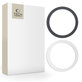 Magnetický MagSafe kroužek MagMat MagSafe 2-PACK Black &, stříbrná, Tech-Protect