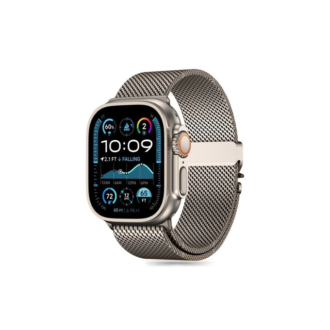Řemínek Milano pro Apple Watch 8 / 9 / 10 / 11 / SE / Ultra (44 / 45 / 46 / 49 mm), Titanium, Tech-Protect