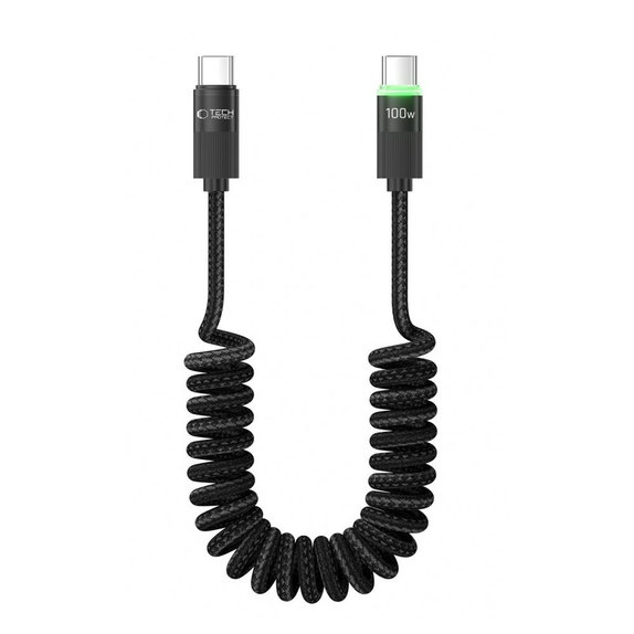 Kabel UB20T Ultraboost USB-C Cable PD 100W / 5A 180CM, černá, Tech-Protect