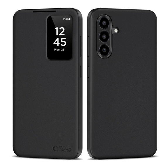 Pouzdro Smart Wallet pro Samsung A56 5G, Matte Black, Tech-Protect