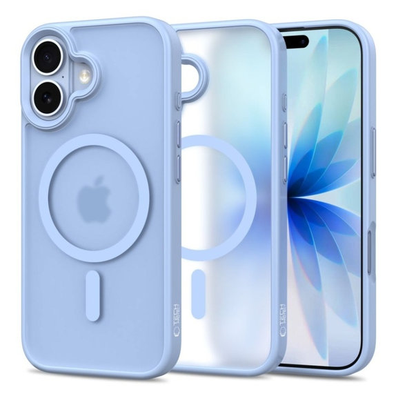Pouzdro MagMat MagSafe pro iPhone 17, Matte Mist Blue, Tech-Protect
