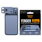 Ochranný kryt objektivu Fender pro iPhone 18 Pro Max, Italian Blue, PanzerGlass