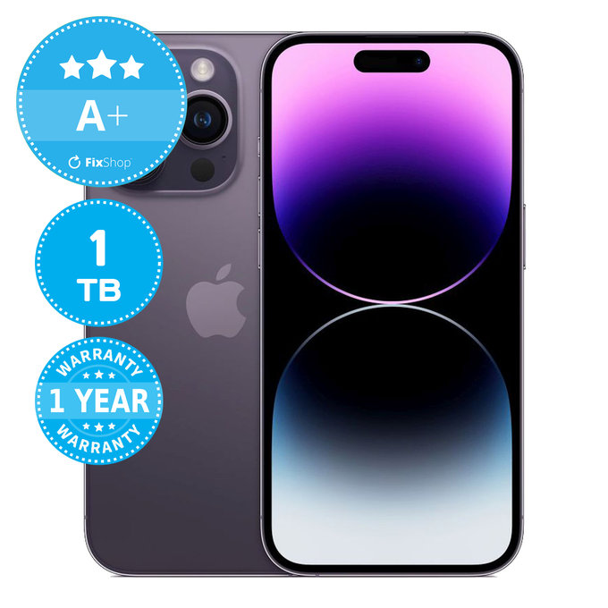 Apple iPhone 14 Pro Deep Purple 1TB A+ Repasovaný