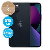Apple iPhone 13 Mini Midnight 512GB C Repasovaný