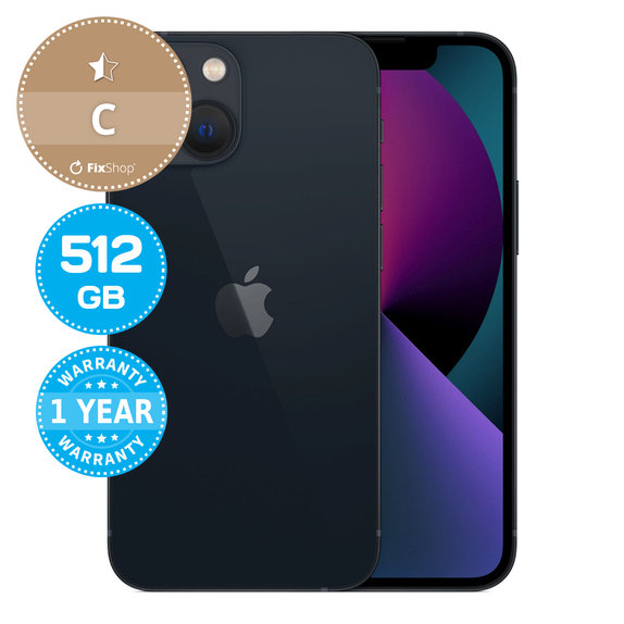 Apple iPhone 13 Mini Midnight 512GB C Repasovaný