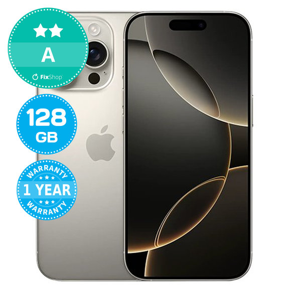 Apple iPhone 16 Pro Natural Titanium 128GB A Repasovaný