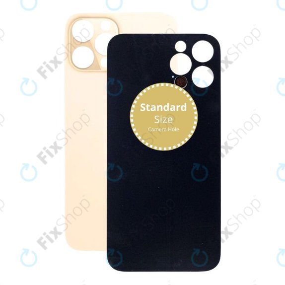 Apple iPhone 12 Pro Max - Sklo Zadního Housingu (Gold)