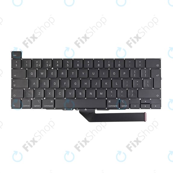 Apple MacBook Pro 16" A2141 (2019) - Klávesnice UK