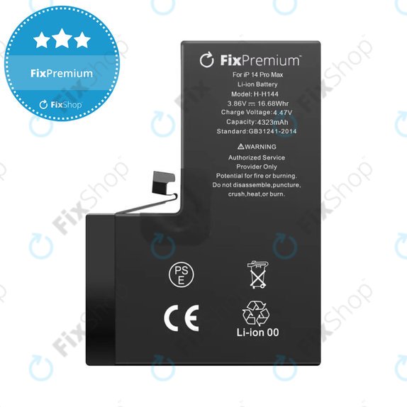Baterie pro iPhone 14 Pro Max, 4323mAh, A2830, FixPremium