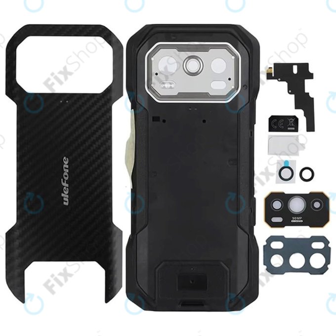 Ulefone Armor 27T Pro - Bateriový Kryt Komplet (Black)