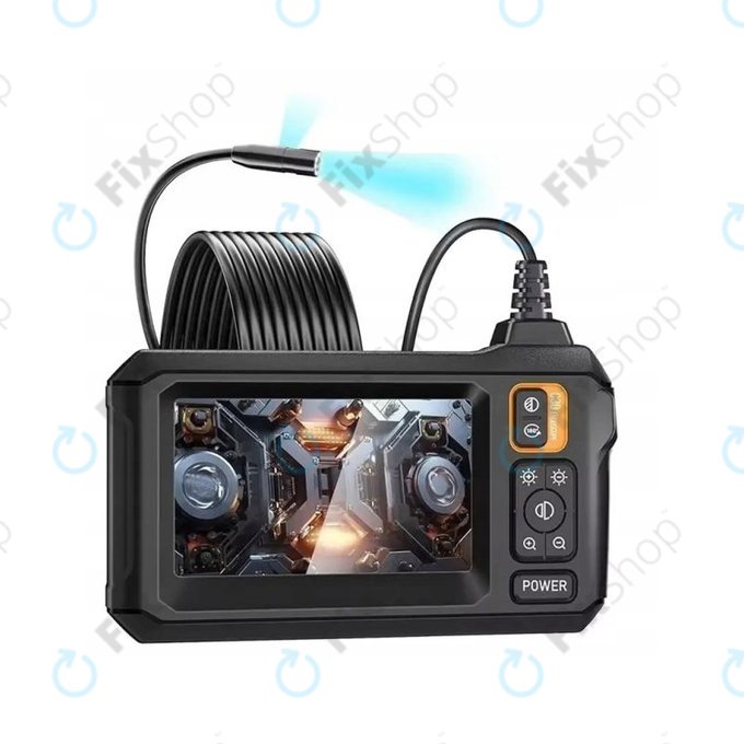 Průmyslová endoskopická kamera se 4,3" IPS displejem, 10m