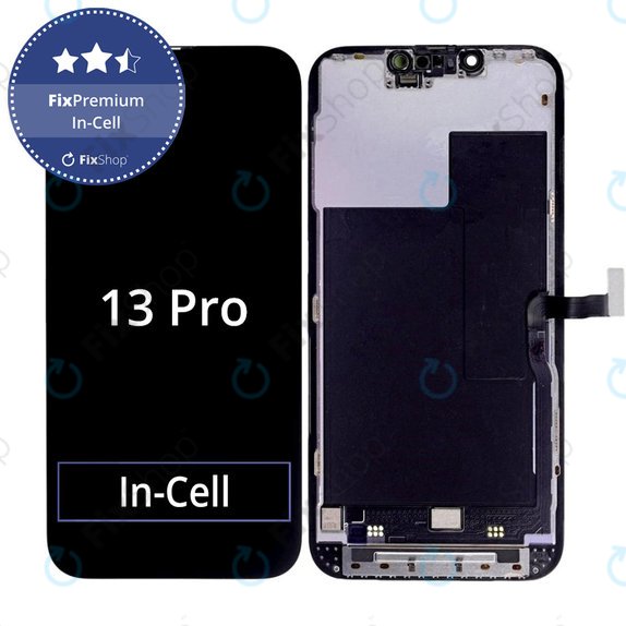 Displej In-Cell FHD pro iPhone 13 Pro, Dotykové sklo s rámem, FixPremium