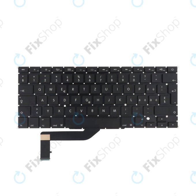 Apple MacBook Pro 15" A1398 (Mid 2012 - Mid 2015) - Klávesnice CH