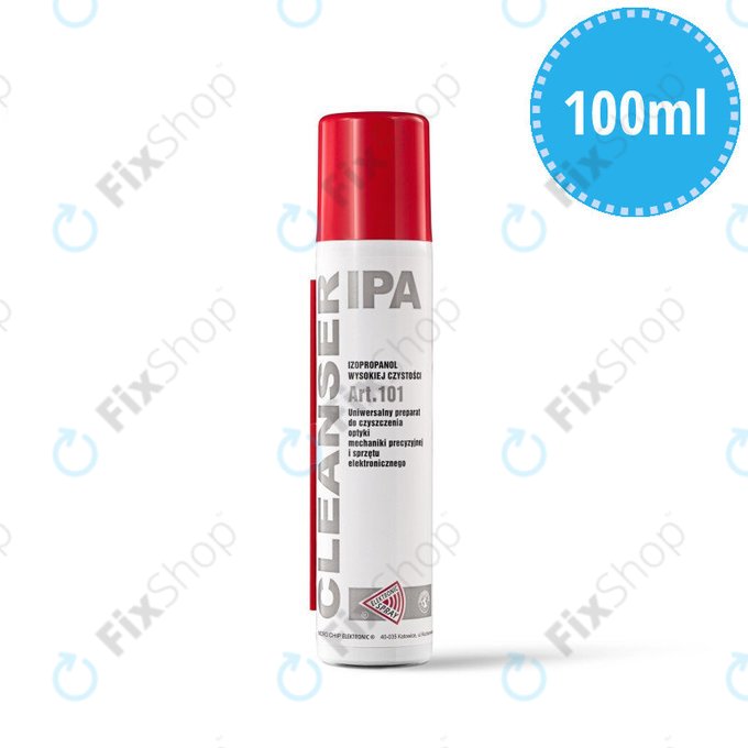 Isopropanol 100% ve spreji, 100 ml, Cleanser IPA