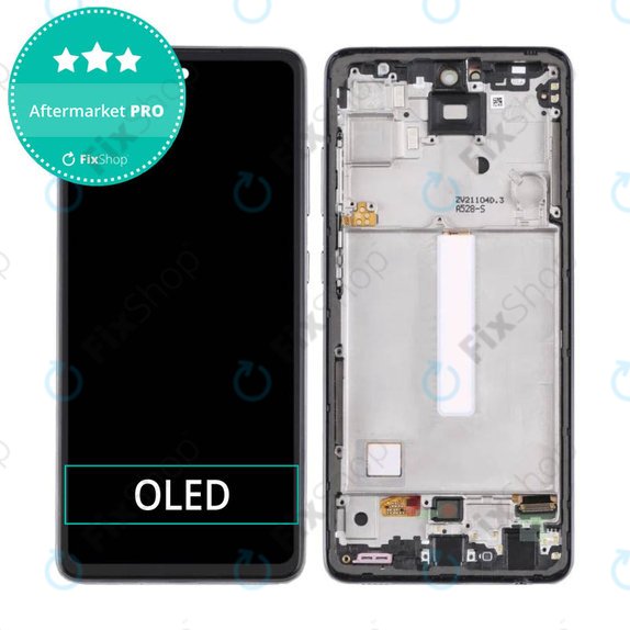 Samsung Galaxy A52 5G A526B, A52s 5G A528B - LCD Displej + Dotykové Sklo + Rám (Awesome Black) OLED