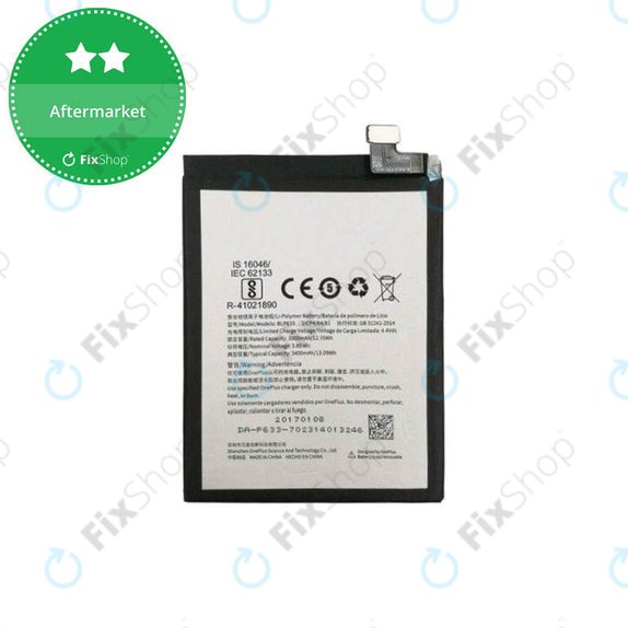 OnePlus 3T - Baterie BLP633 3400mAh