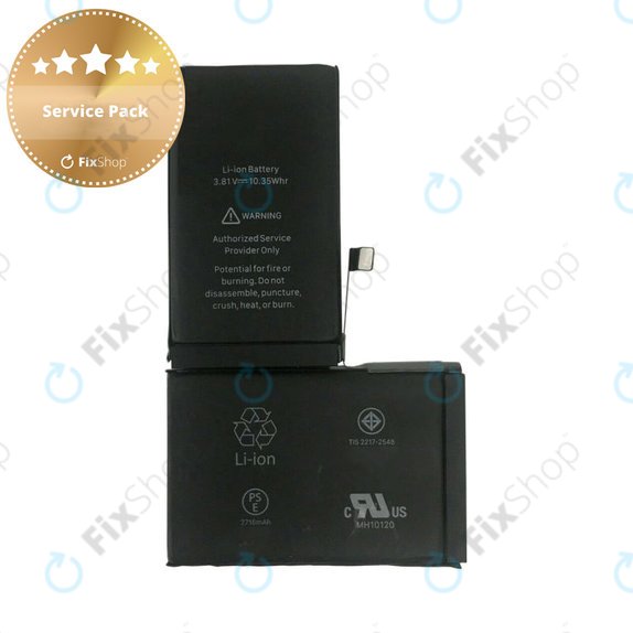 Baterie pro iPhone X, 2716mAh, Service Pack