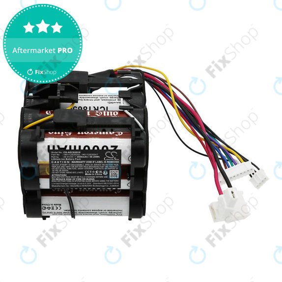 Baterie pro AEG CX-8, Electrolux EUP82, 2000mAh, Li-Ion, 29.6V, 140112530252, HQ