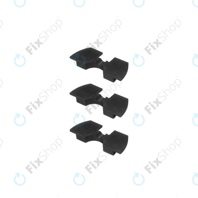 Xiaomi Mi Electric Scooter 1S, 2 M365, Essential, Pro, Pro 2 - Redukce Otřesů (Black) - 3ks
