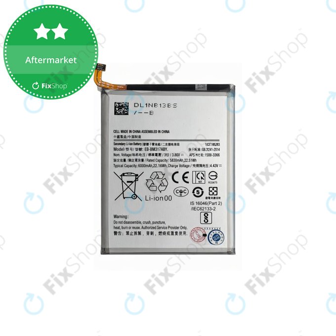 Samsung Galaxy M31 M315F, M31s M317F - Baterie EB-BM317ABY 6000mAh