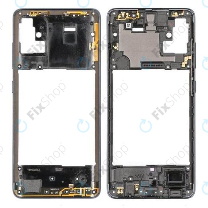 Samsung Galaxy A51 A515F - Střední Rám (Prism Crush Black) - GH98-45033B Genuine Service Pack