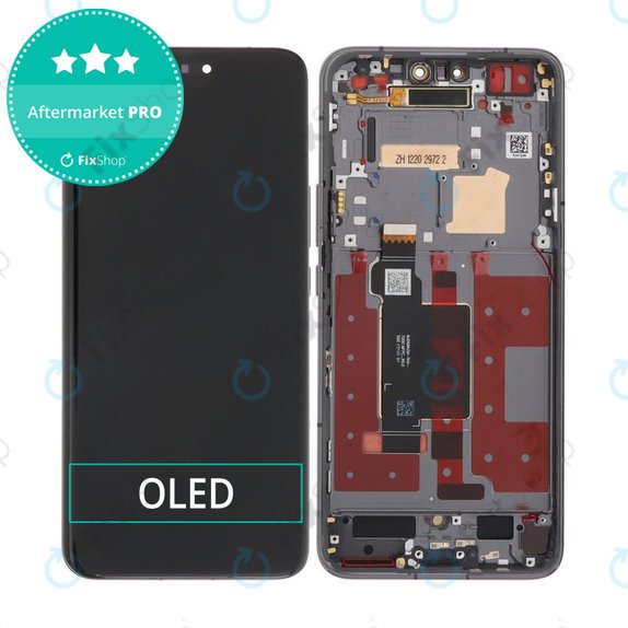 Honor Magic6 Pro - LCD Displej + Dotykové Sklo + Rám (Black) OLED