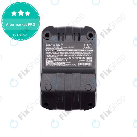 Baterie pro Einhell RT-CD 18/1 Li, 2000mAh, Li-Ion, 18V, 45.113.13, HQ