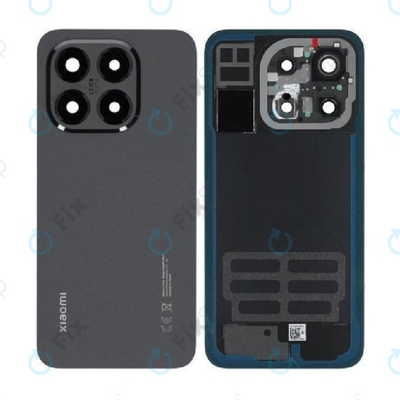 Kryt baterie pro Xiaomi 15T 5G, Black, 5600090O12A00, Genuine Service Pack