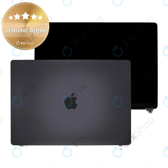 LCD displej pro MacBook Pro 16", A3403 (2024), s předním sklem a krytem, Space Black, 661-42325, Genuine Apple