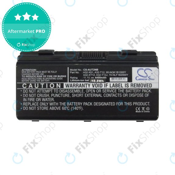 Baterie pro Asus X51RL, T12Jg, T12C, X51L, 4400mAh, Li-Ion, 11.1V, A32-X51, HQ
