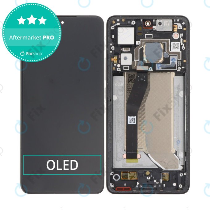 Xiaomi 14T Pro 2407FPN8EG - LCD Displej + Dotykové Sklo + Rám (Titan Gray) OLED