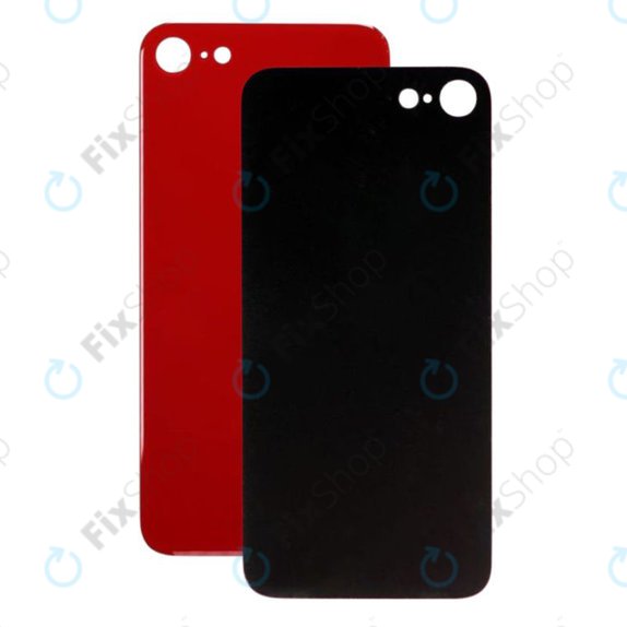 Apple iPhone SE (2nd Gen 2020) - Sklo Zadního Housingu (Red)