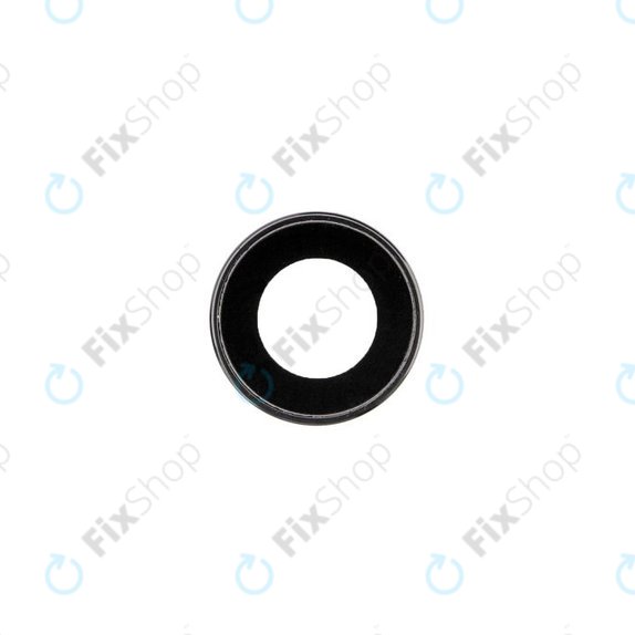Apple iPhone 7 - Sklíčko Kamery s Rámem (Black)
