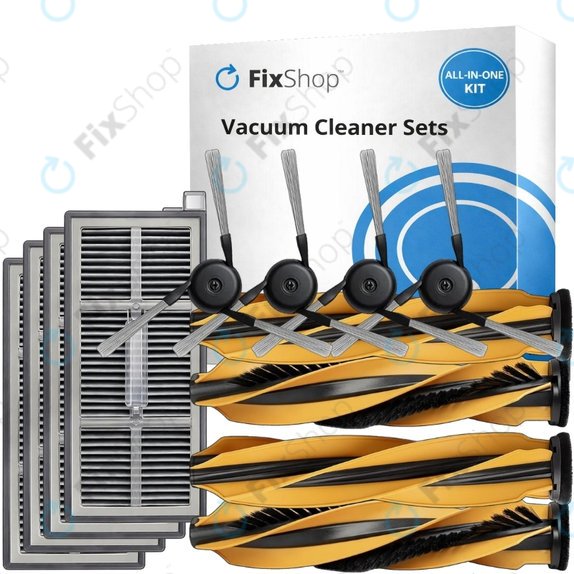 Sada náhradních dílů pro Mova Z60 Ultra Roller (2 páry hlavních kartáčů, 4x Filtr, 4x Boční kartáč)