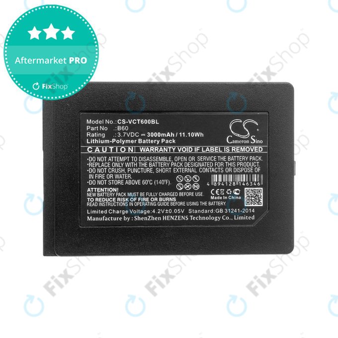 Baterie pro Vectron Mobilepro 3, Vectron Mobilepro III, 3000mAh, Li-Pol, 3.7V, B60, HQ