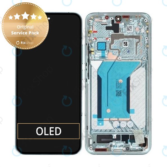 Xiaomi 14 23127PN0CC - LCD Displej + Dotykové Sklo + Rám (Jade Green) - 56000600N300 Genuine Service Pack